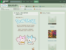 Tablet Screenshot of draw-em-all.deviantart.com
