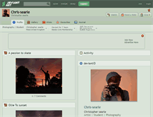 Tablet Screenshot of chris-searle.deviantart.com