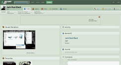 Desktop Screenshot of jack-real-black.deviantart.com