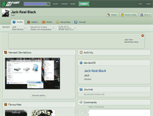 Tablet Screenshot of jack-real-black.deviantart.com
