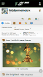 Mobile Screenshot of hiddenmemoryx.deviantart.com