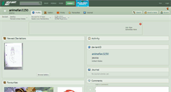 Desktop Screenshot of animefan3250.deviantart.com