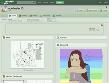 Tablet Screenshot of mcwheeler10.deviantart.com