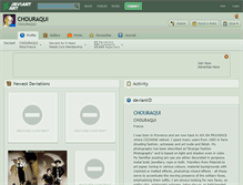 Tablet Screenshot of chouraqui.deviantart.com