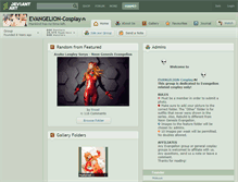 Tablet Screenshot of evangelion-cosplay.deviantart.com