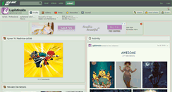 Desktop Screenshot of lupilstinskin.deviantart.com