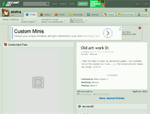 Tablet Screenshot of akeina.deviantart.com