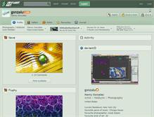 Tablet Screenshot of gonzalu.deviantart.com