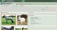 Desktop Screenshot of equine-association.deviantart.com