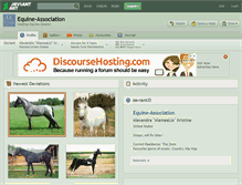 Tablet Screenshot of equine-association.deviantart.com