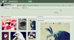 Desktop Screenshot of digitaltouch.deviantart.com