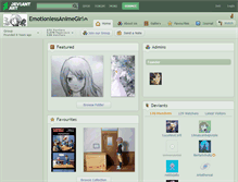 Tablet Screenshot of emotionlessanimegirl.deviantart.com