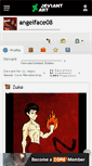 Mobile Screenshot of angelface08.deviantart.com