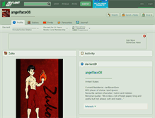 Tablet Screenshot of angelface08.deviantart.com