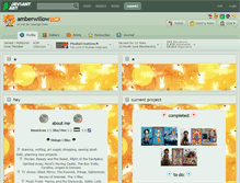 Tablet Screenshot of amberwillow.deviantart.com