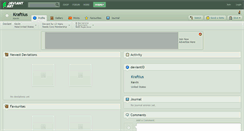 Desktop Screenshot of kraftius.deviantart.com