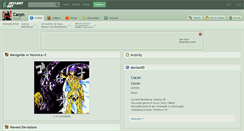 Desktop Screenshot of cacyn.deviantart.com