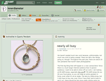 Tablet Screenshot of innerdiameter.deviantart.com