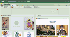 Desktop Screenshot of medinasilva.deviantart.com