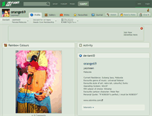 Tablet Screenshot of orange69.deviantart.com