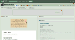 Desktop Screenshot of lesbian-harlequin.deviantart.com