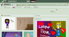 Desktop Screenshot of lollipopllove.deviantart.com