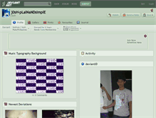 Tablet Screenshot of j0sh-plainandsimple.deviantart.com