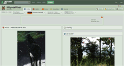 Desktop Screenshot of kittywoelfchen.deviantart.com