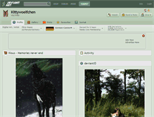 Tablet Screenshot of kittywoelfchen.deviantart.com