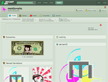 Tablet Screenshot of mentisworks.deviantart.com