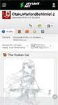 Mobile Screenshot of otakuwarlordbehimiel.deviantart.com