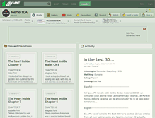 Tablet Screenshot of merieltla.deviantart.com