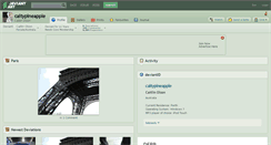 Desktop Screenshot of caitypineapple.deviantart.com
