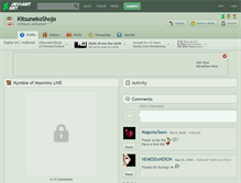 Tablet Screenshot of kitsunekoshojo.deviantart.com
