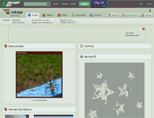 Tablet Screenshot of mikstar.deviantart.com
