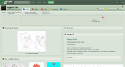 Desktop Screenshot of happy-crab.deviantart.com