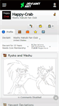 Mobile Screenshot of happy-crab.deviantart.com