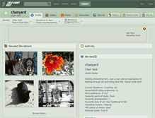 Tablet Screenshot of chanyard.deviantart.com