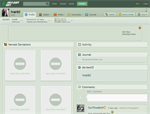 Tablet Screenshot of ivanbl.deviantart.com