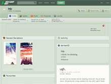 Tablet Screenshot of isip.deviantart.com