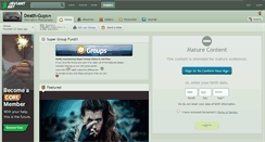 Desktop Screenshot of death-guys.deviantart.com