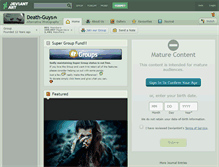 Tablet Screenshot of death-guys.deviantart.com