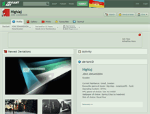 Tablet Screenshot of highlaj.deviantart.com