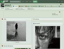 Tablet Screenshot of jammy-p.deviantart.com