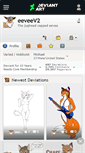 Mobile Screenshot of eeveev2.deviantart.com