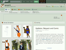 Tablet Screenshot of eeveev2.deviantart.com