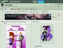 Tablet Screenshot of animefanka.deviantart.com