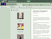 Tablet Screenshot of fairytail-fanclub.deviantart.com