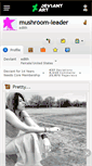 Mobile Screenshot of mushroom-leader.deviantart.com