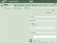 Tablet Screenshot of jayau.deviantart.com